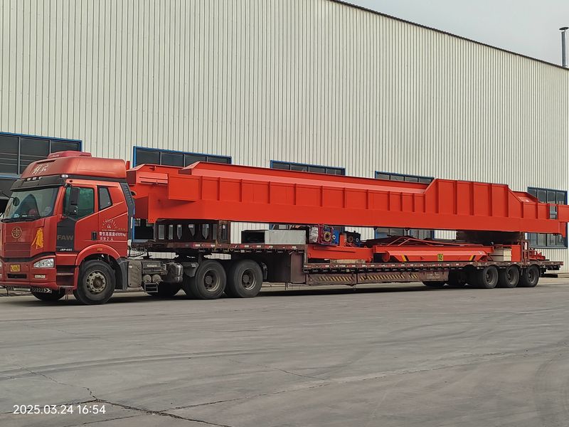 通用橋式起重機 QDXX32/5t—19.5m 電動單梁橋式起重機 2臺 LD10t—16.5m 制作完成，發(fā)往河北石家莊交付客戶使用。