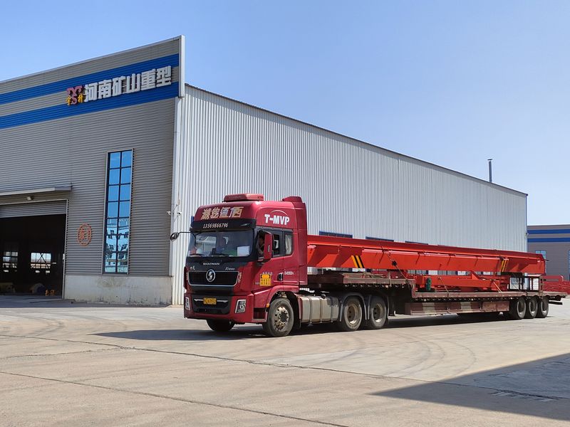 電動(dòng)葫蘆門式起重機(jī)  MHxh10t—14m 外懸3.5/1.5m 制作完成，發(fā)往青海交付客戶使用