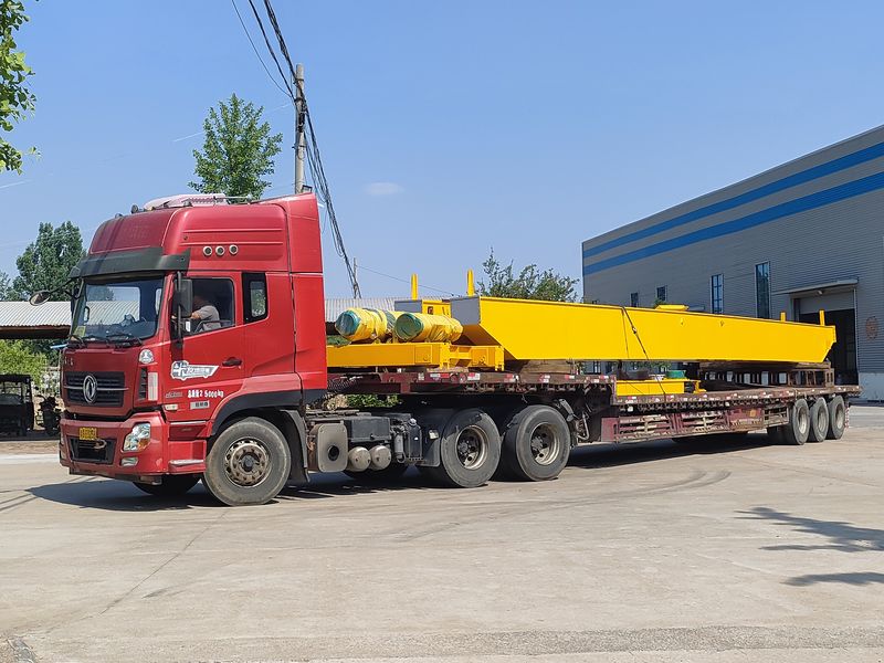 電動葫蘆橋式起重機  LH16/5t-16.4m 制作完成，發(fā)往湖南交付客戶使用。